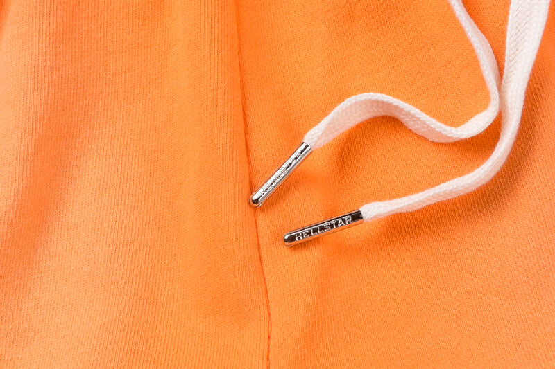 Hellstar Fire Orange Closed Elastic Bottom Sweatpants