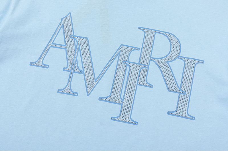 AMIRI Letter Logo Print Cotton T-Shirt
