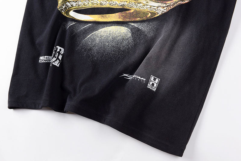 HELLSTAR Graphic Print Relaxed Fit Cotton T-Shirt