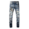 AMIRI Destroyed Slim Jeans – Distressed Denim
