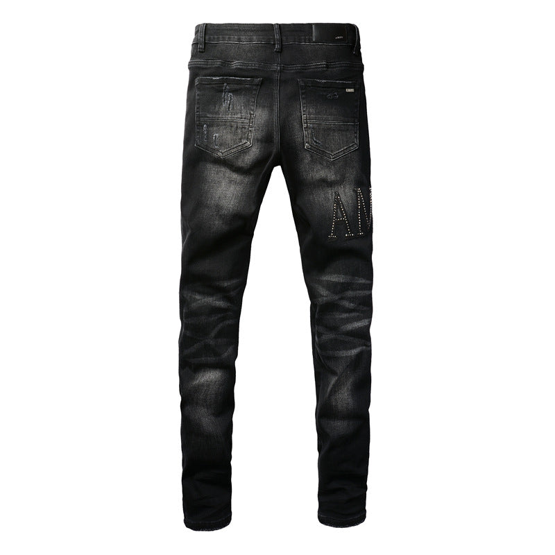 AMIRI Destroyed Slim Jeans – Distressed Denim