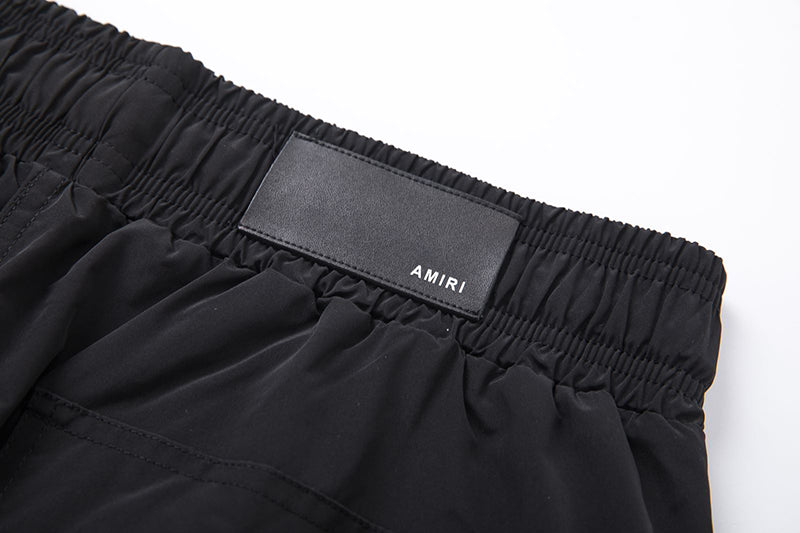AMIRI Logo-Print Swim Shorts – 100% Polyester