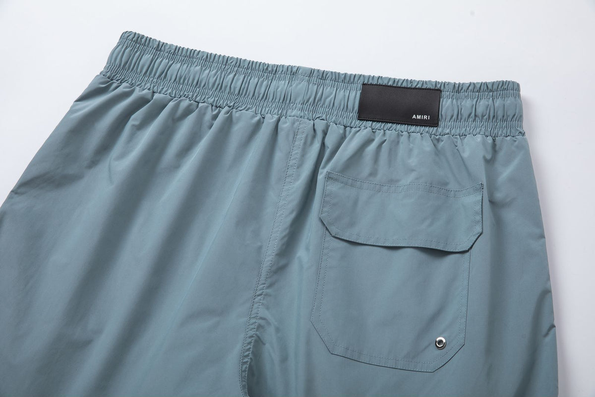 AMIRI Logo-Print Swim Shorts