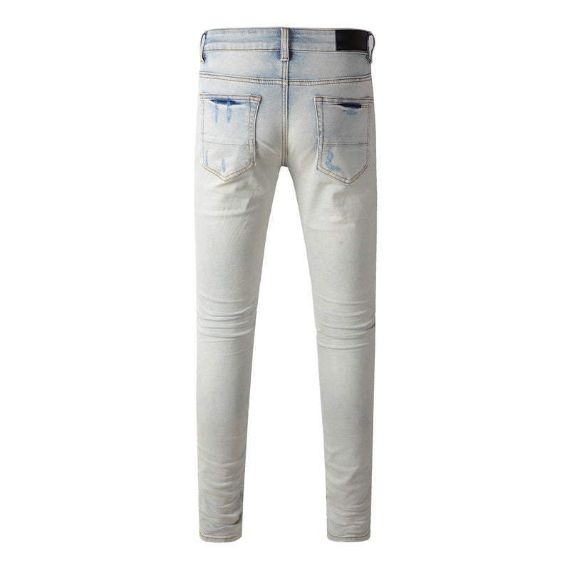 AMIRI Slim Fit Distressed Jeans – Full Length Denim