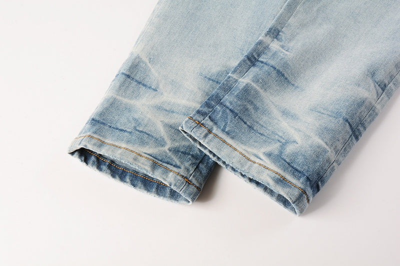 AMIRI Slim Jeans #8901 – Distressed Cotton Denim