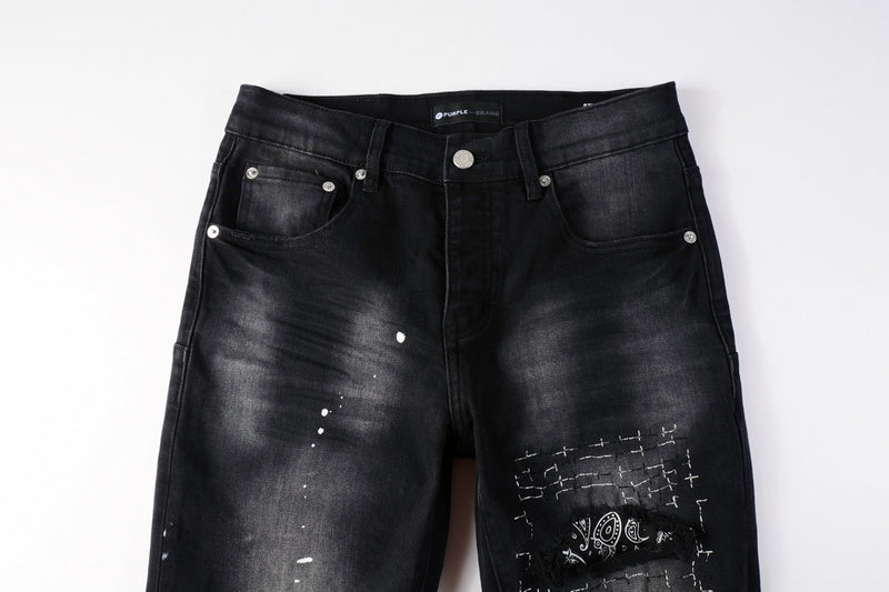 Purple Brand Jeans #9099 – Skinny Fit Distressed Denim