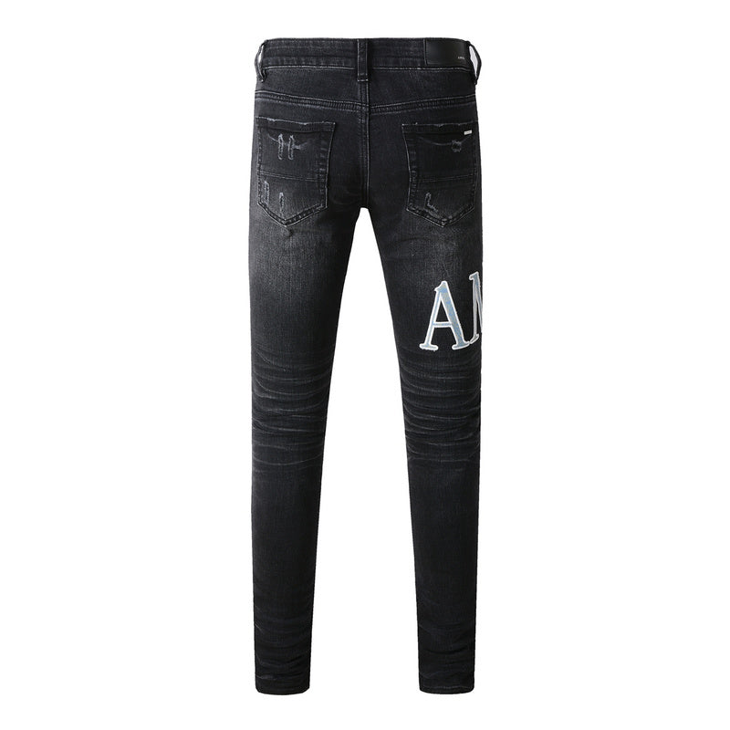 AMIRI Slim Fit Distressed Jeans – Full Length Denim
