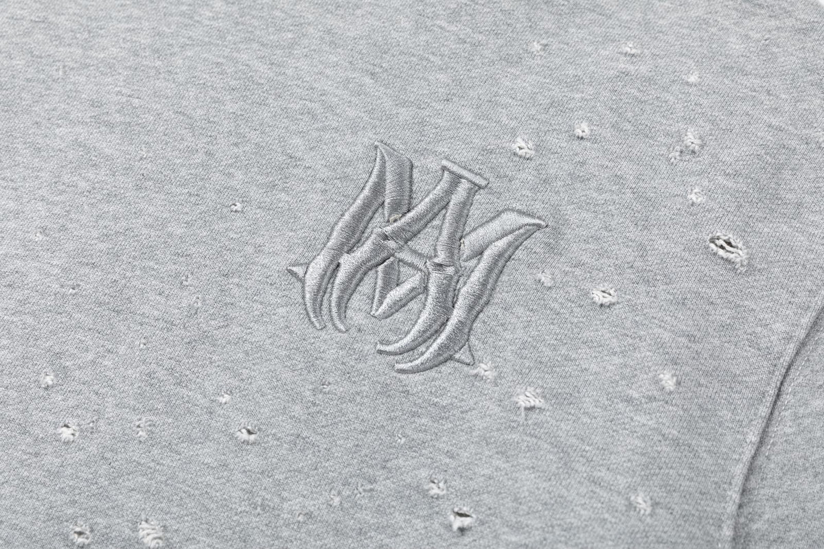 AMIRI MA Shotgun Embroidered Cotton Hoodie