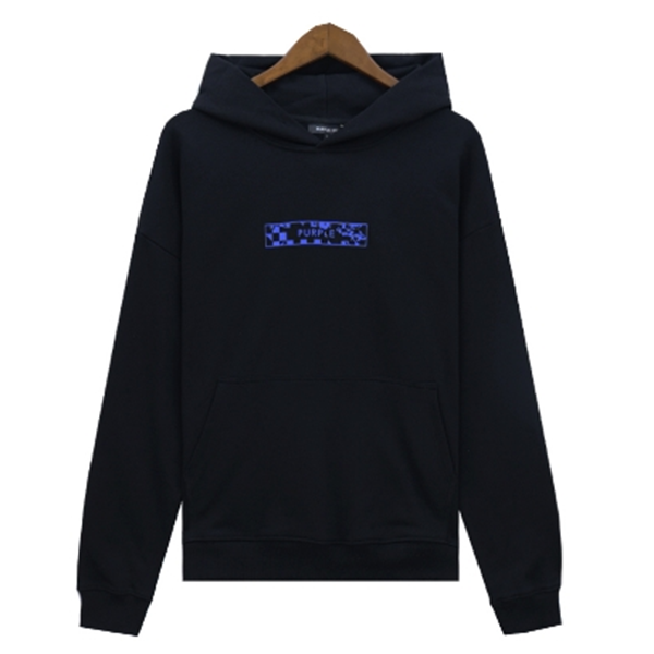 Purple Brand Logo Printed Hoodie