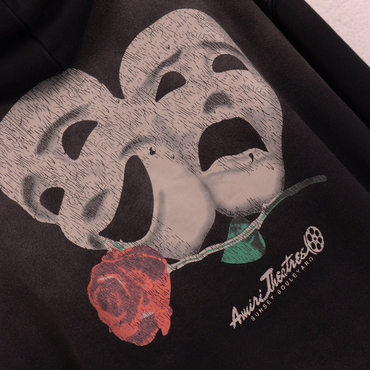 AMIRI Logo-Print Cotton Hoodie