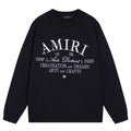 AMIRI Logo Knitted Sweater – Black & Apricot
