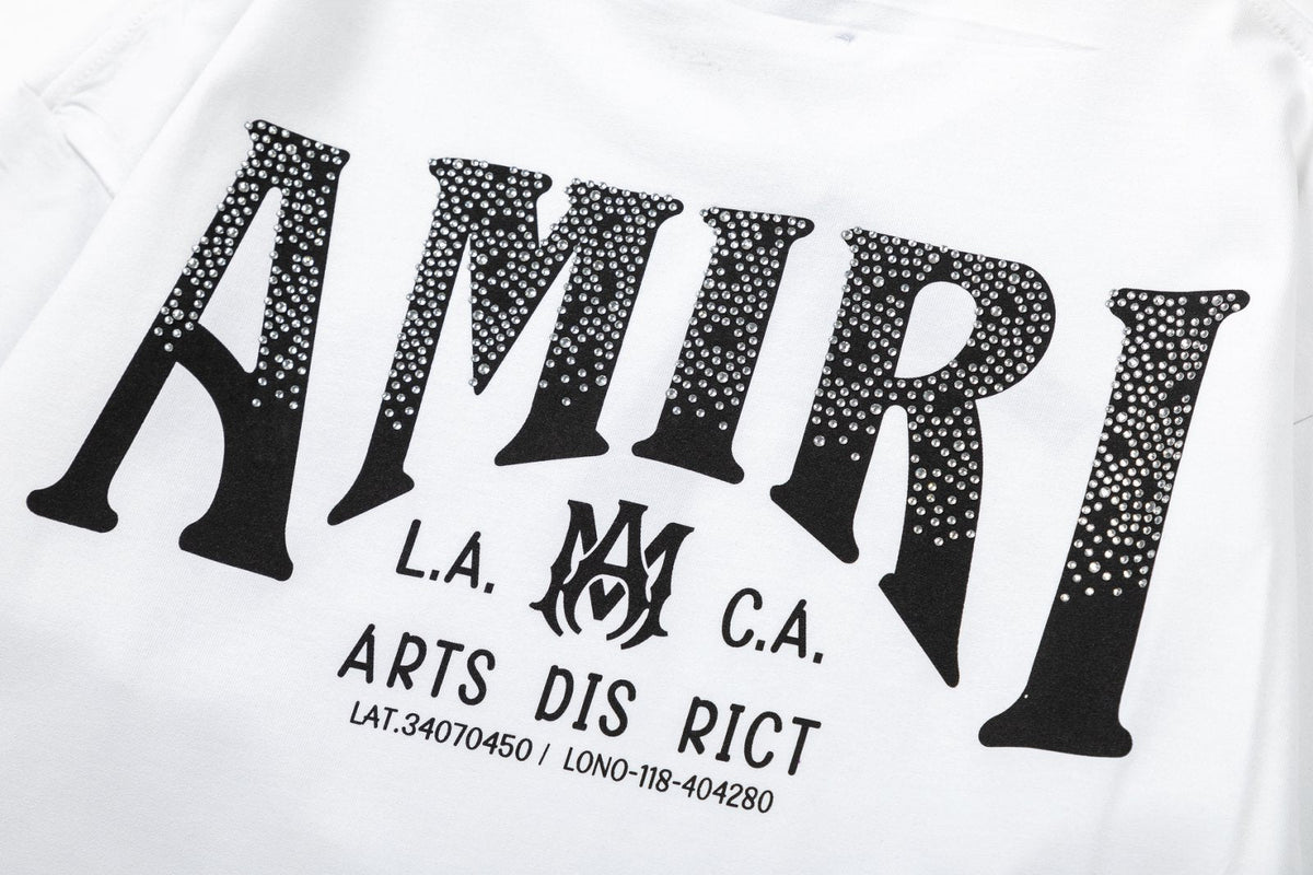 AMIRI AM Logo Cotton Jersey T-Shirt