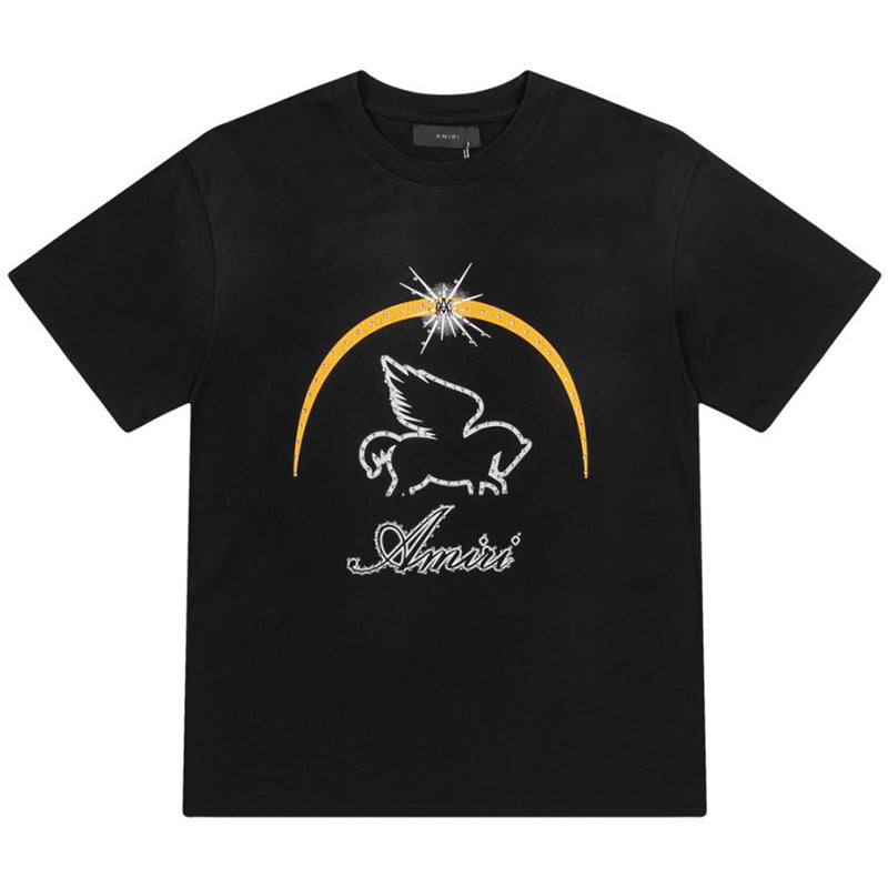 AMIRI Crystal Pegasus Graphic T-Shirt