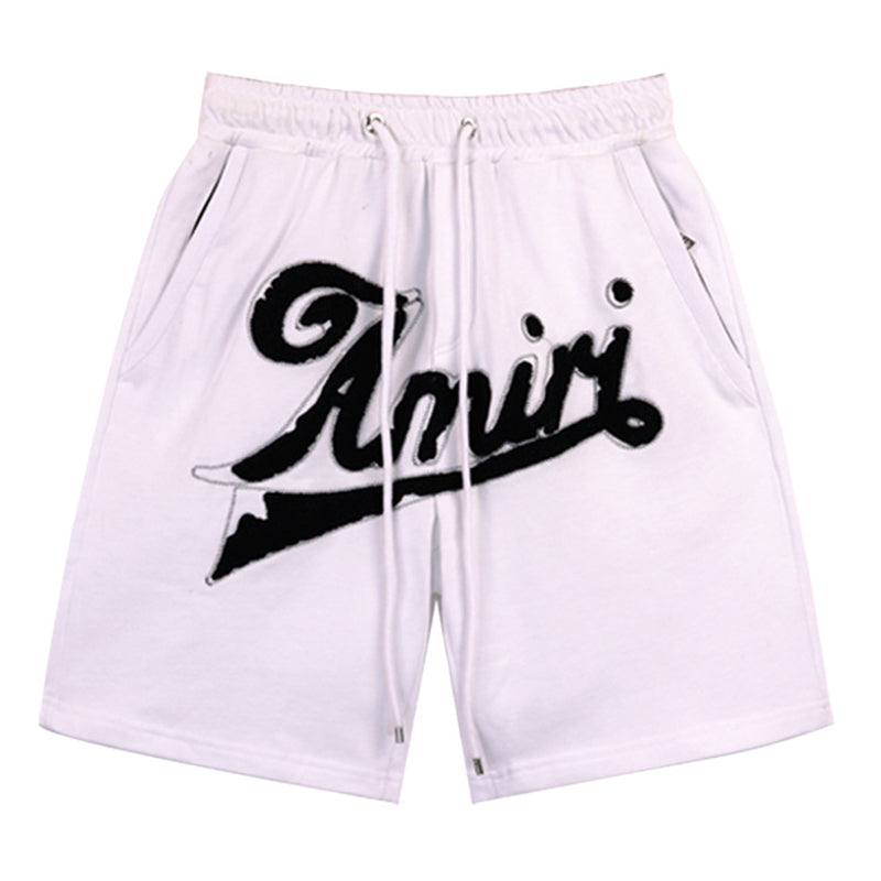 AMIRI Logo-Embroidered Track Shorts