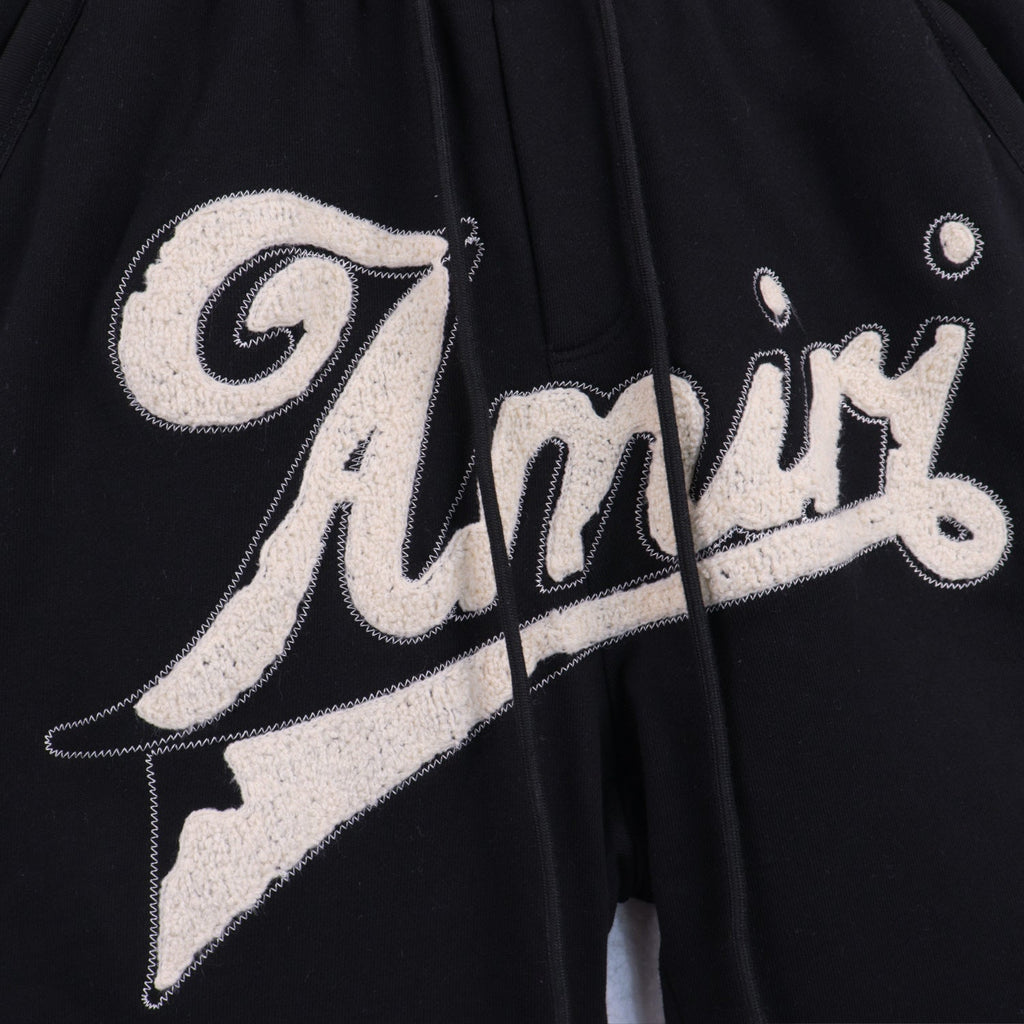 AMIRI Logo-Embroidered Track Shorts