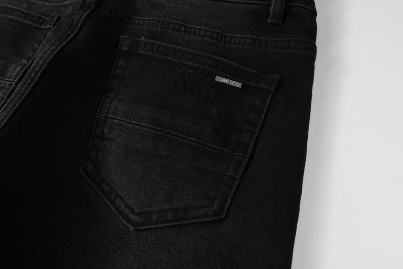 AMIRI Slim Fit Distressed Jeans – Full Length Denim