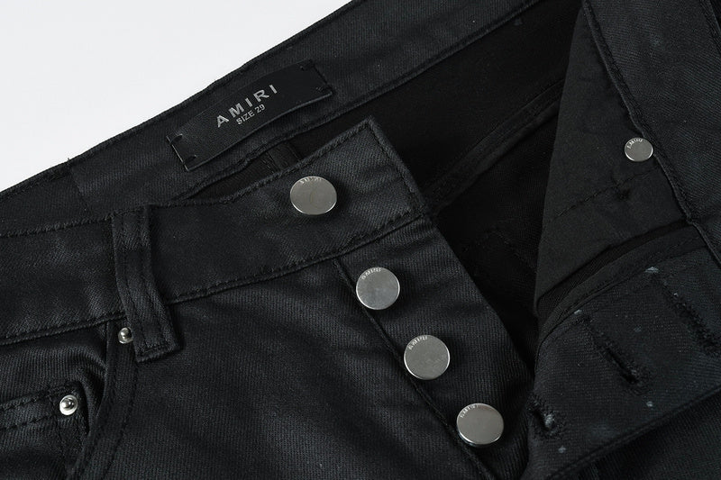 AMIRI Slim Jeans #8918 – Distressed Cotton Denim