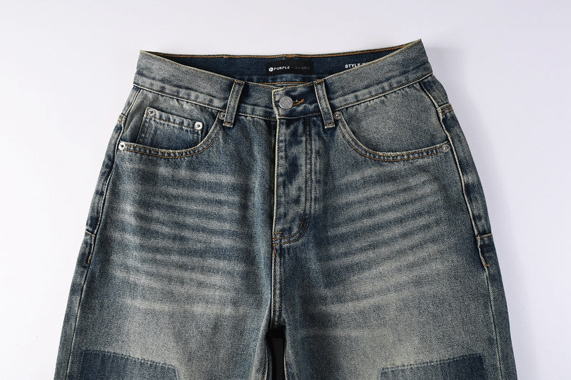 Purple Brand Jeans #9120 – Light Blue Distressed Straight Leg