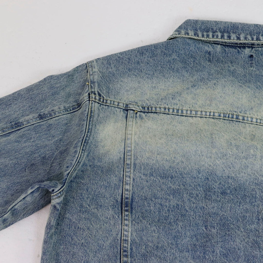 Godspeed  Embroidered Letter Denim Jacket