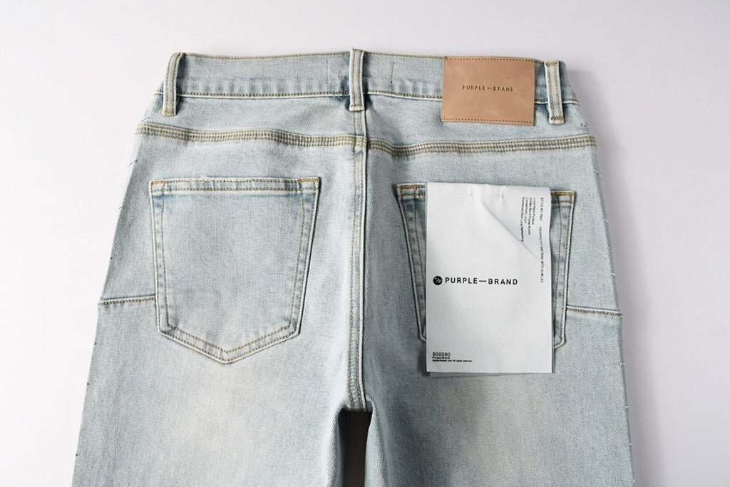 Purple Brand Crystal Diamond Skinny Jeans #9143