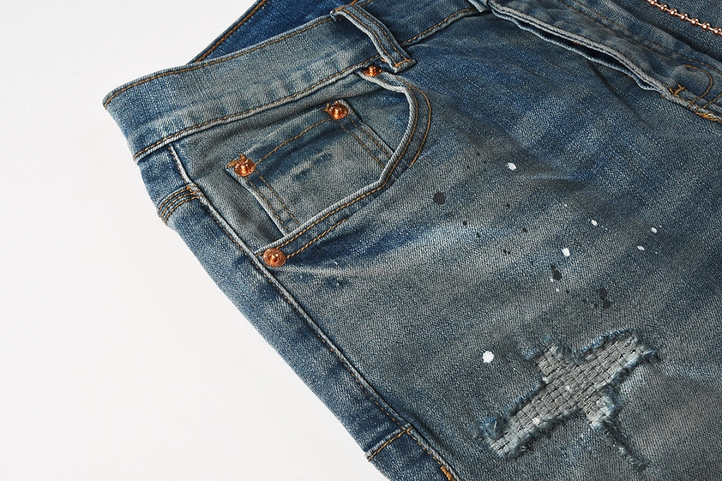 Purple Brand Skinny Jeans #9157 | Destroyed Denim