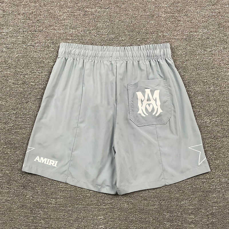 AMIRI Logo-Print Swim Shorts