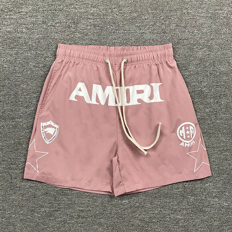 AMIRI Logo-Print Swim Shorts