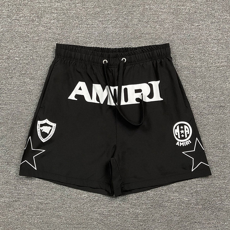 AMIRI Logo-Print Swim Shorts