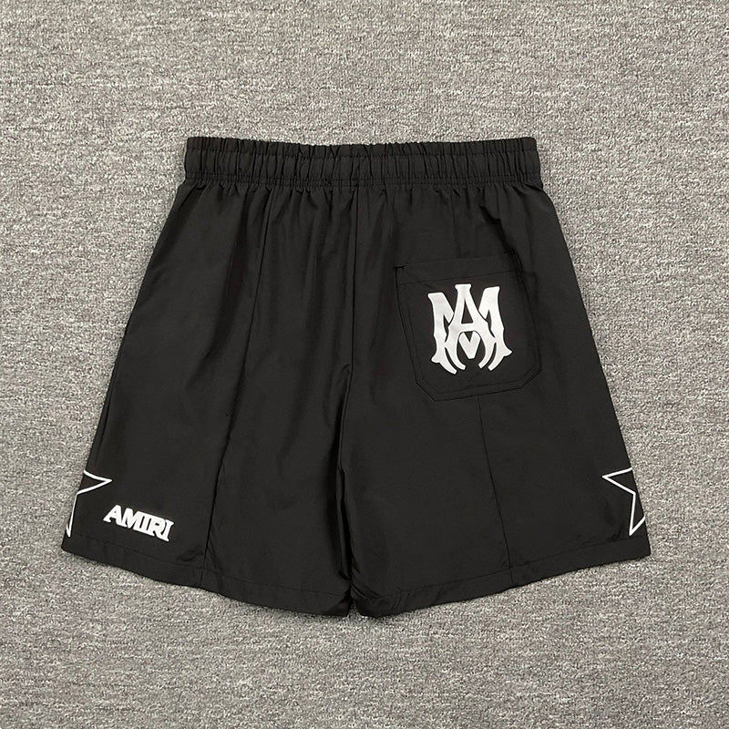 AMIRI Logo-Print Swim Shorts