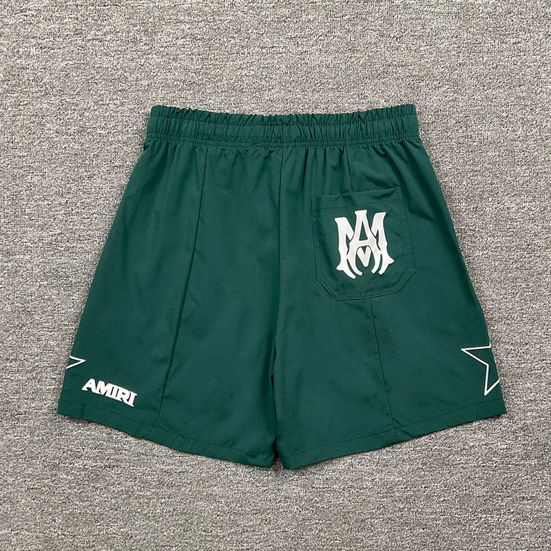 AMIRI Logo-Print Swim Shorts