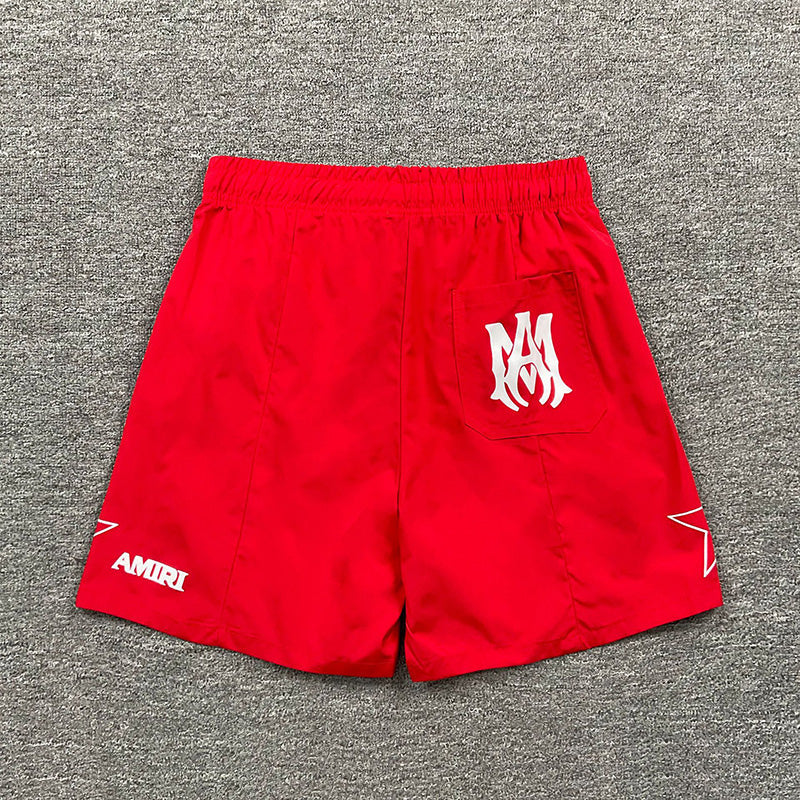 AMIRI Logo-Print Swim Shorts