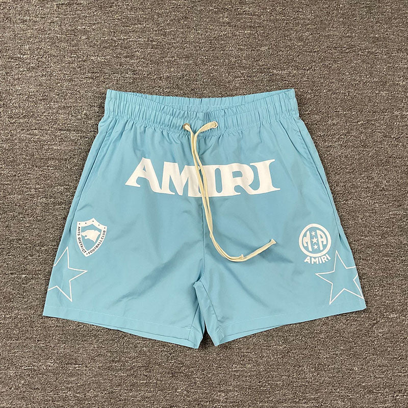 AMIRI Logo-Print Swim Shorts