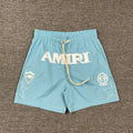 AMIRI Logo-Print Swim Shorts