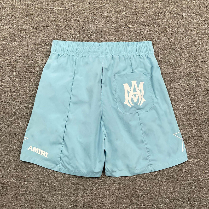 AMIRI Logo-Print Swim Shorts