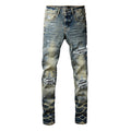 AMIRI Slim Fit Distressed Jeans – Full Length Denim