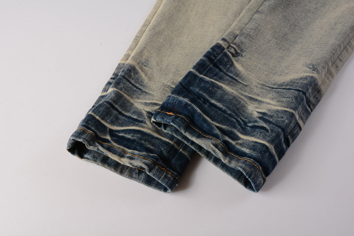 AMIRI Slim Fit Distressed Jeans – Full Length Denim