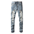 Purple Brand Crystal Diamond Skinny Jeans #9132