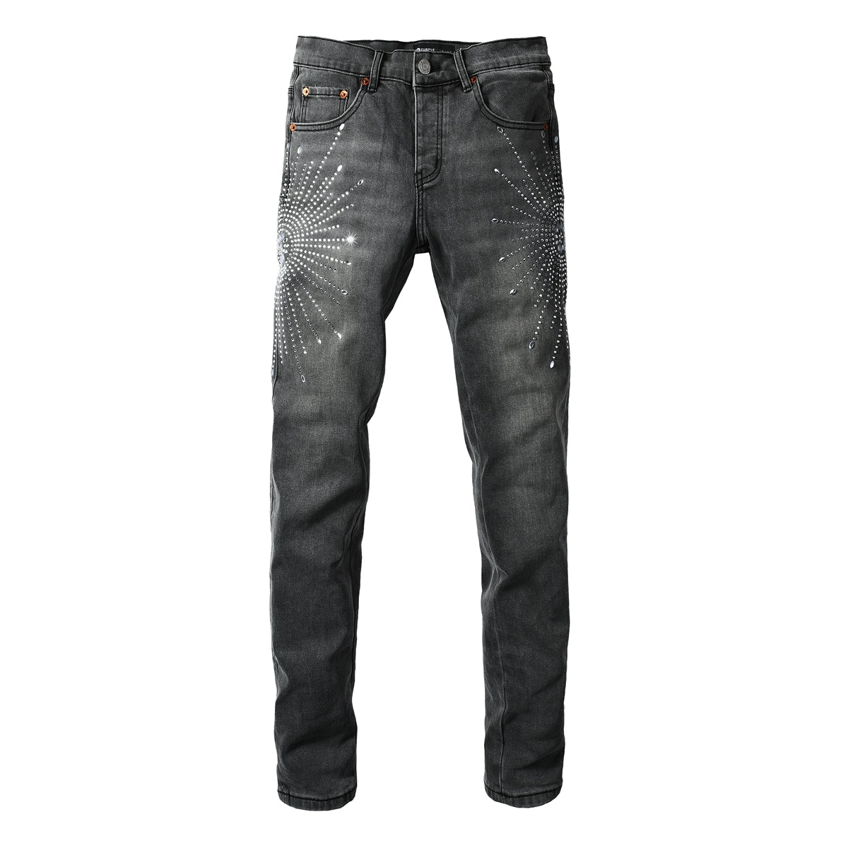 Purple Brand Crystal Diamond Jeans #9123