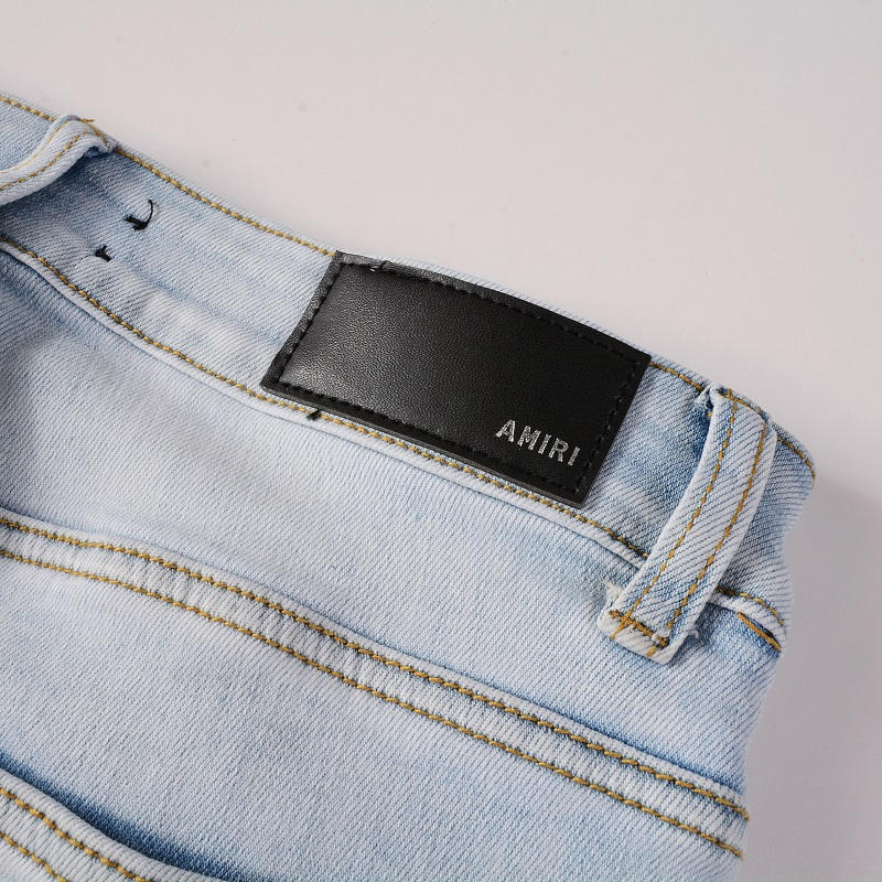 AMIRI Slim Fit Distressed Jeans #6645