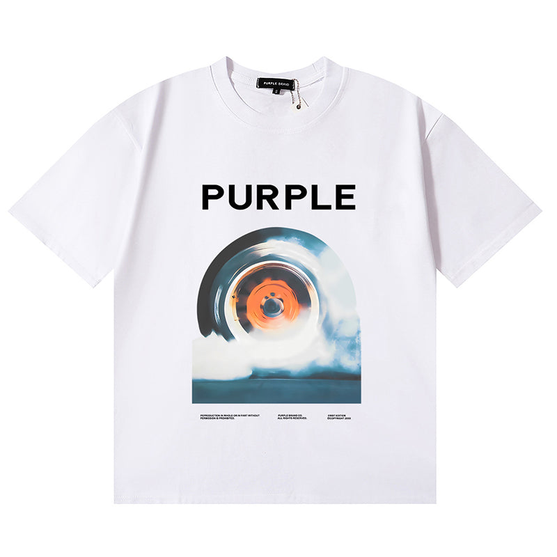 Purple Brand T-Shirt P23 | White & Black