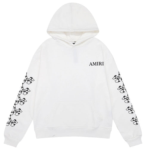 AMIRI Checkered Bones Cotton Hoodie