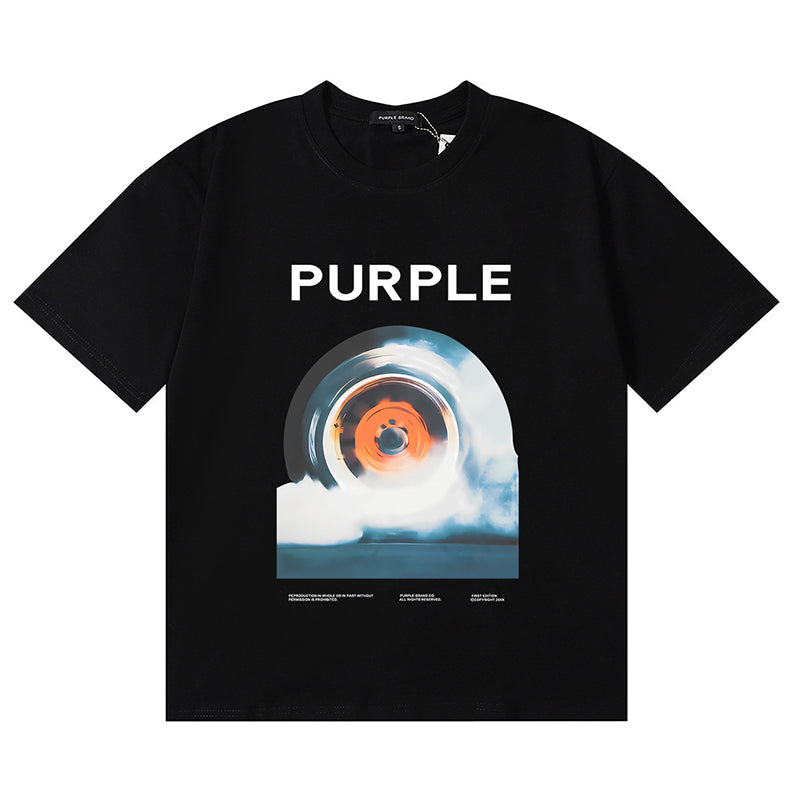 Purple Brand T-Shirt P23 | White & Black