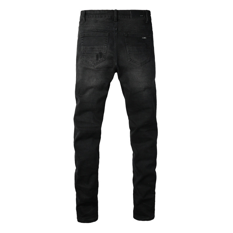AMIRI Slim Fit Distressed Jeans – Full Length Denim