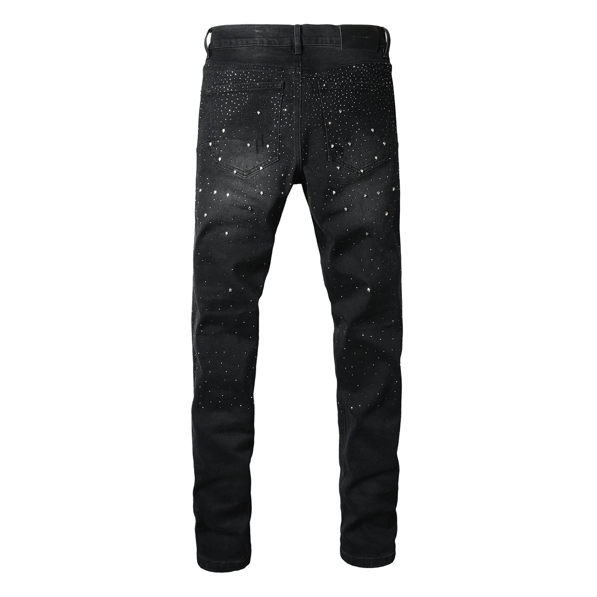 Purple Brand Crystal Diamond Skinny Jeans #9130