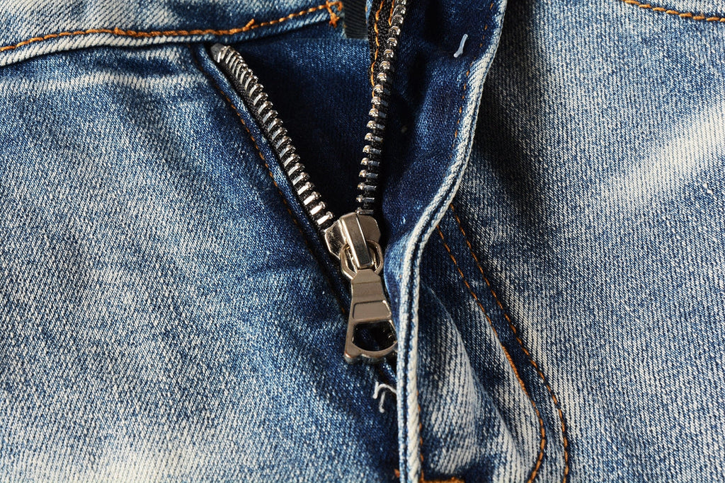 AMIRI Skinny Destroyed Jeans – Full Length Denim