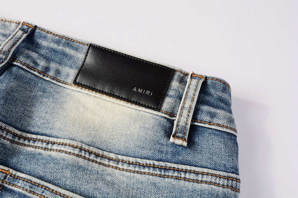 AMIRI Skinny Destroyed Jeans – Full Length Denim